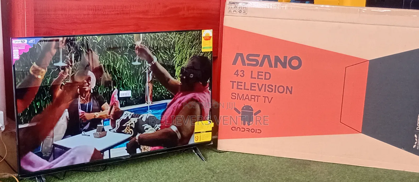 Asano 43-Inch Smart LED TV – Complete Home Entertainment