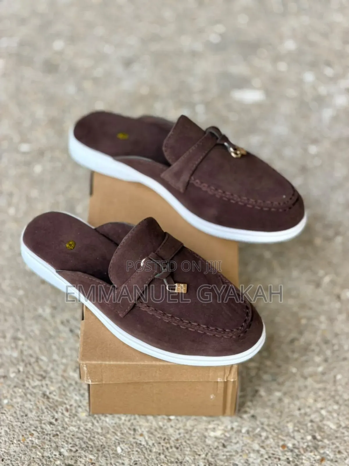 Classic Loro Piana Half Loafers