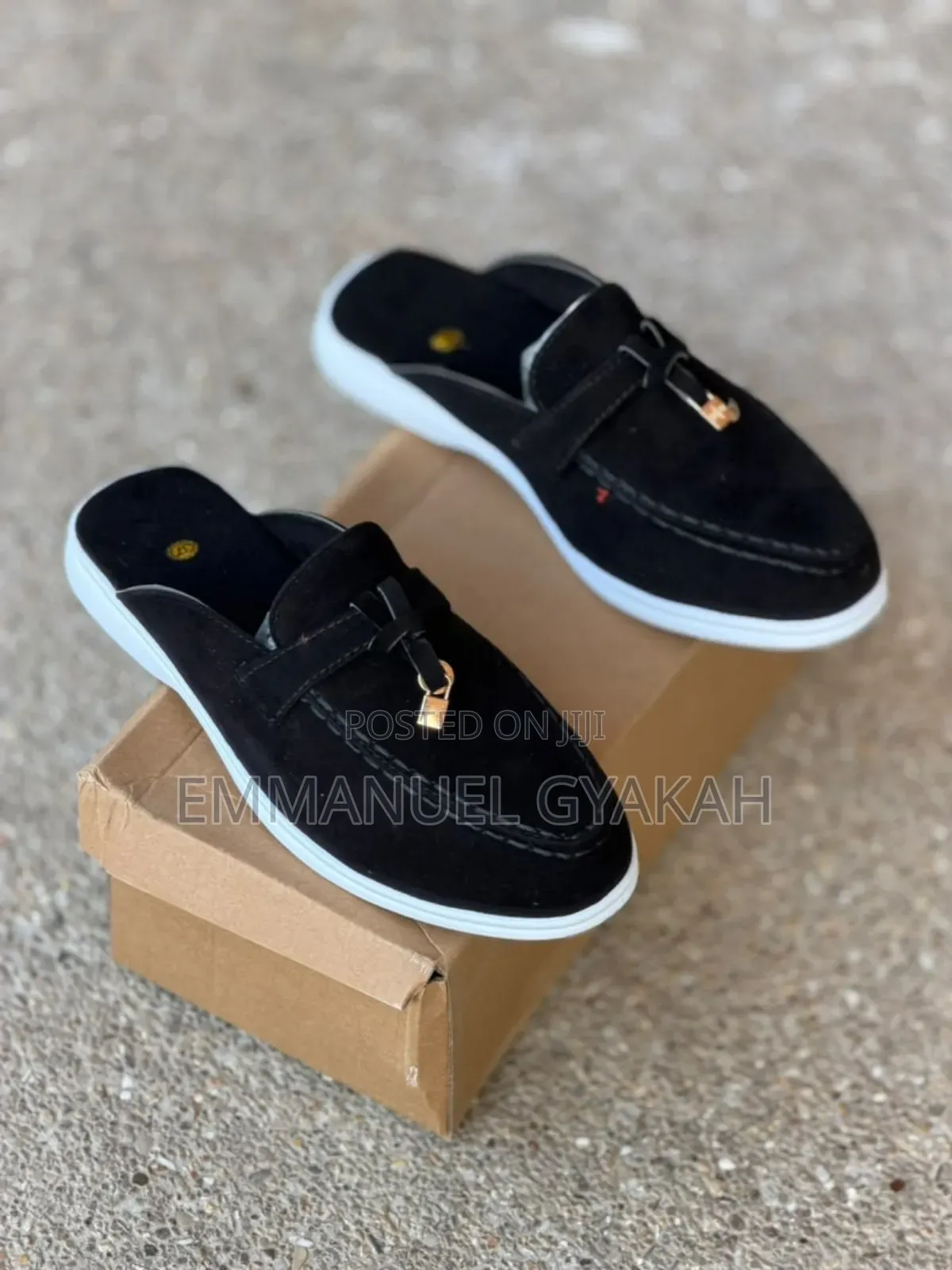 Classic Loro Piana Half Loafers