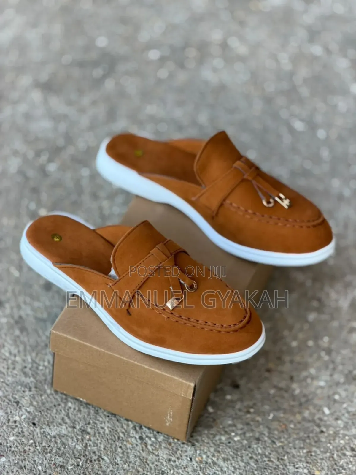 Classic Loro Piana Half Loafers