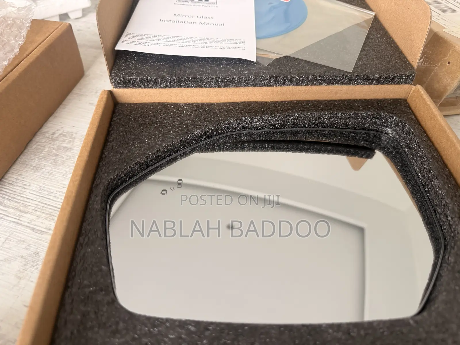 Hyundai Palisade Left Side Mirror Glass – With Blind Spot Indicator