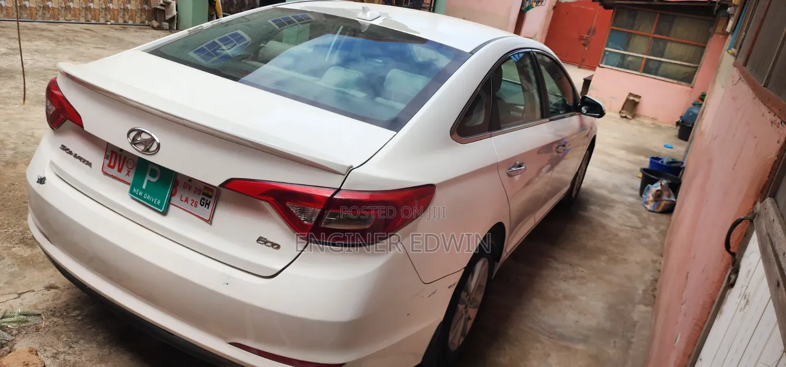 Hyundai Sonata Eco 4dr Sedan (1.6L 4cyl Turbo 7AM) 2015 White