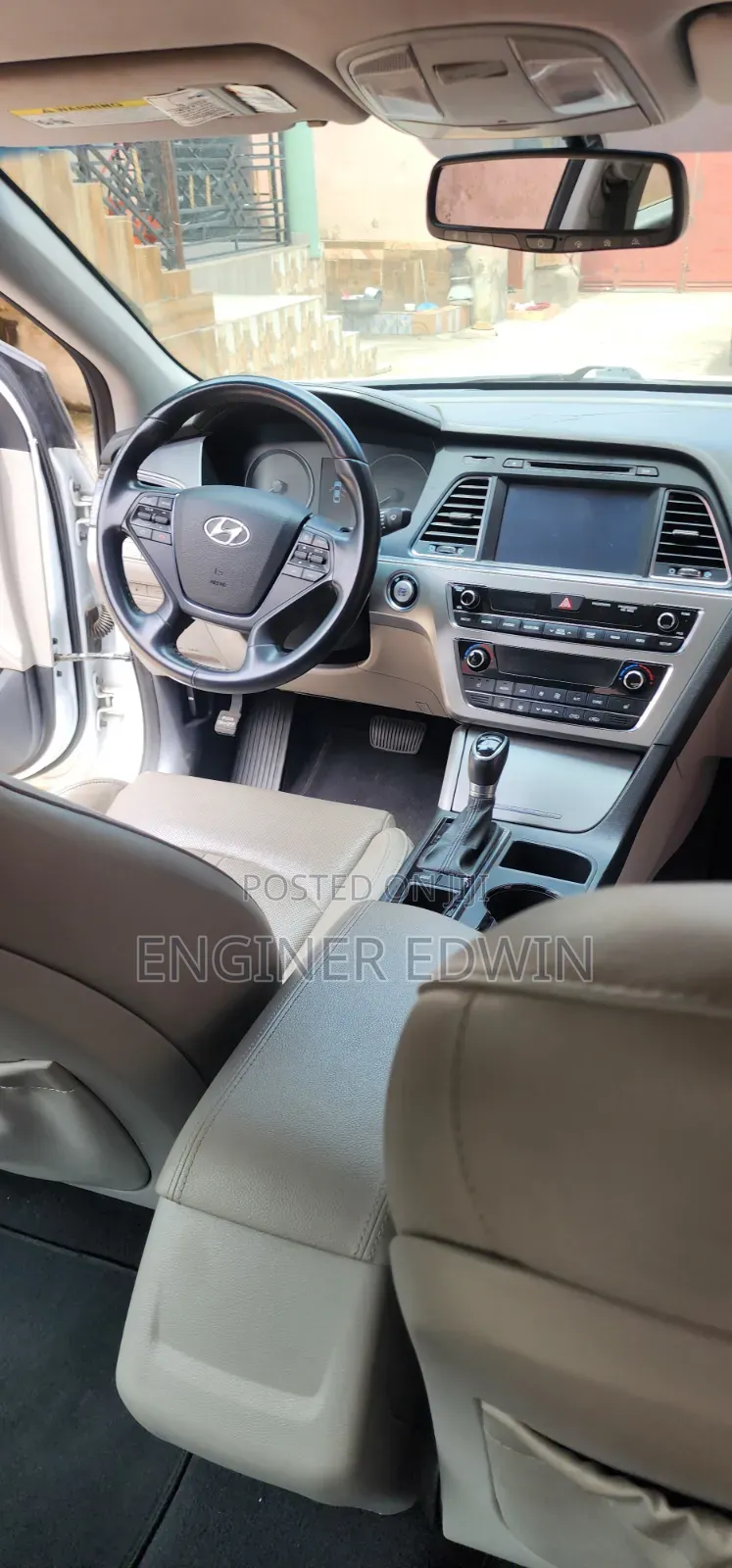 Hyundai Sonata Eco 4dr Sedan (1.6L 4cyl Turbo 7AM) 2015 White
