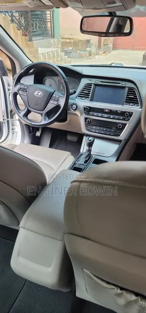 Hyundai Sonata Eco 4dr Sedan (1.6L 4cyl Turbo 7AM) 2015 White