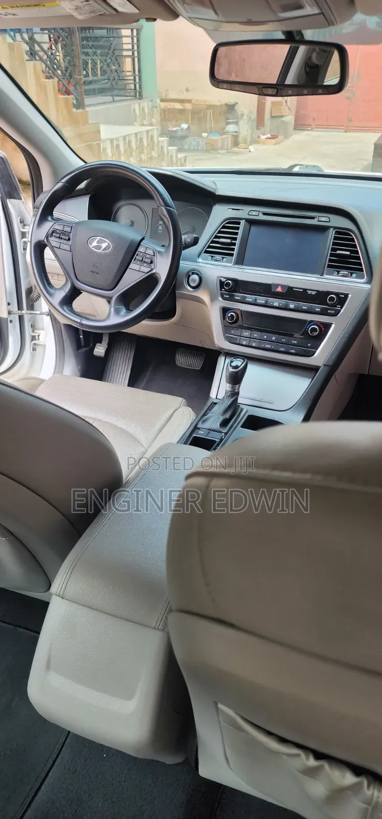 Hyundai Sonata Eco 4dr Sedan (1.6L 4cyl Turbo 7AM) 2015 White