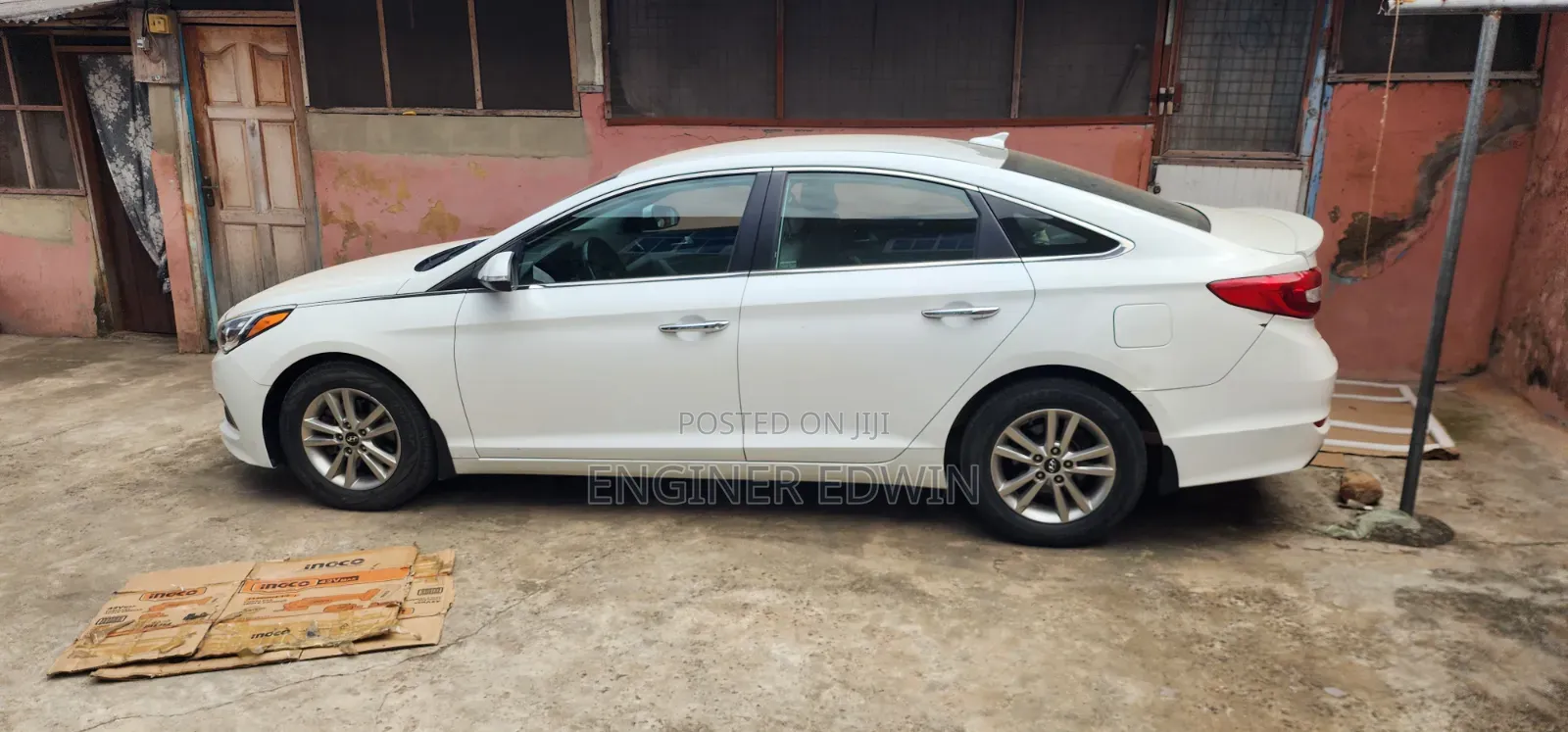 Hyundai Sonata Eco 4dr Sedan (1.6L 4cyl Turbo 7AM) 2015 White