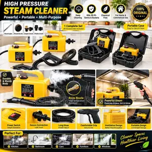 Powerful Hot Sterilization Steam Cleaner for Cars ,AC ,Kitchen Etc