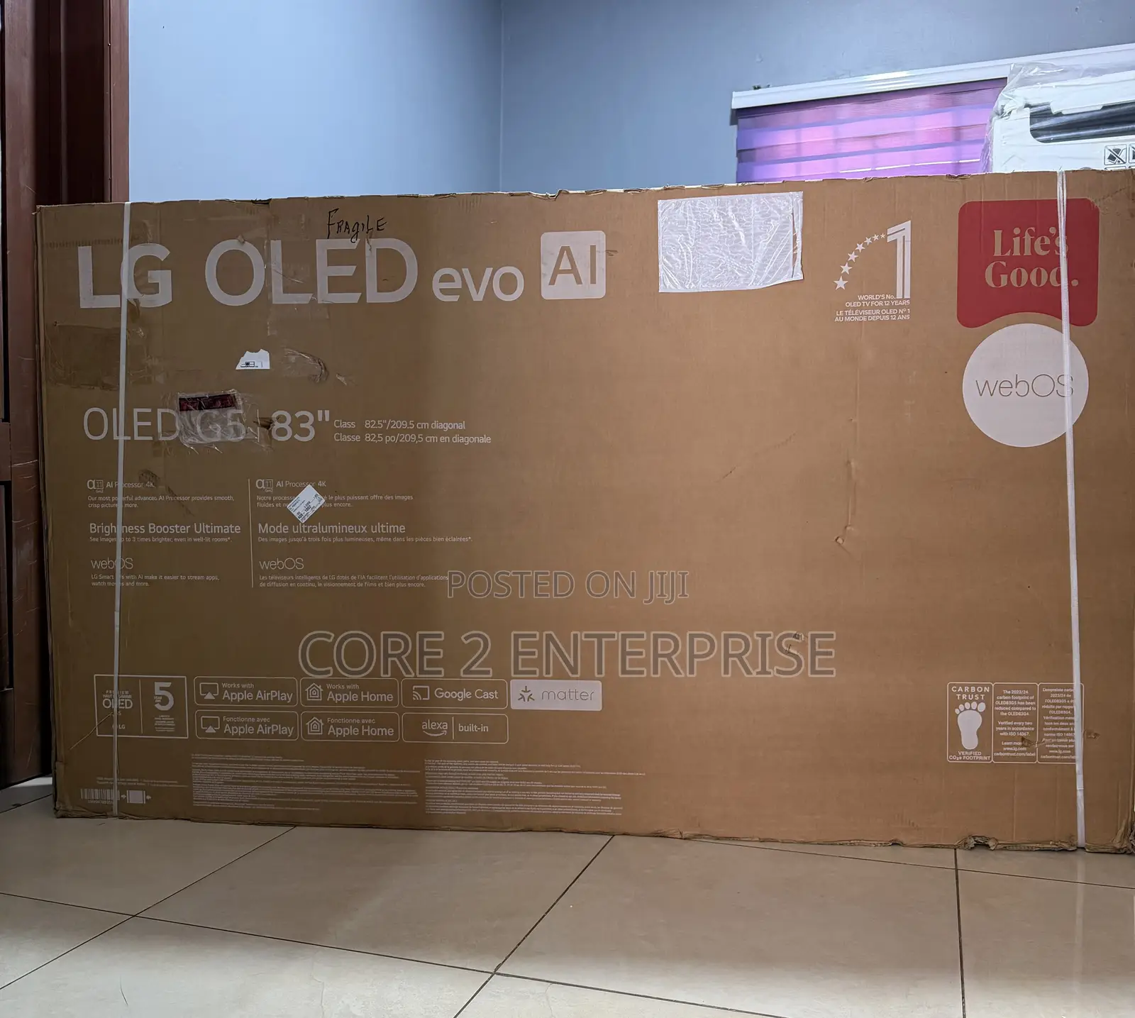 LG Oled Evo Ai G5 83” Smart Oled TV  Brand New Sealed