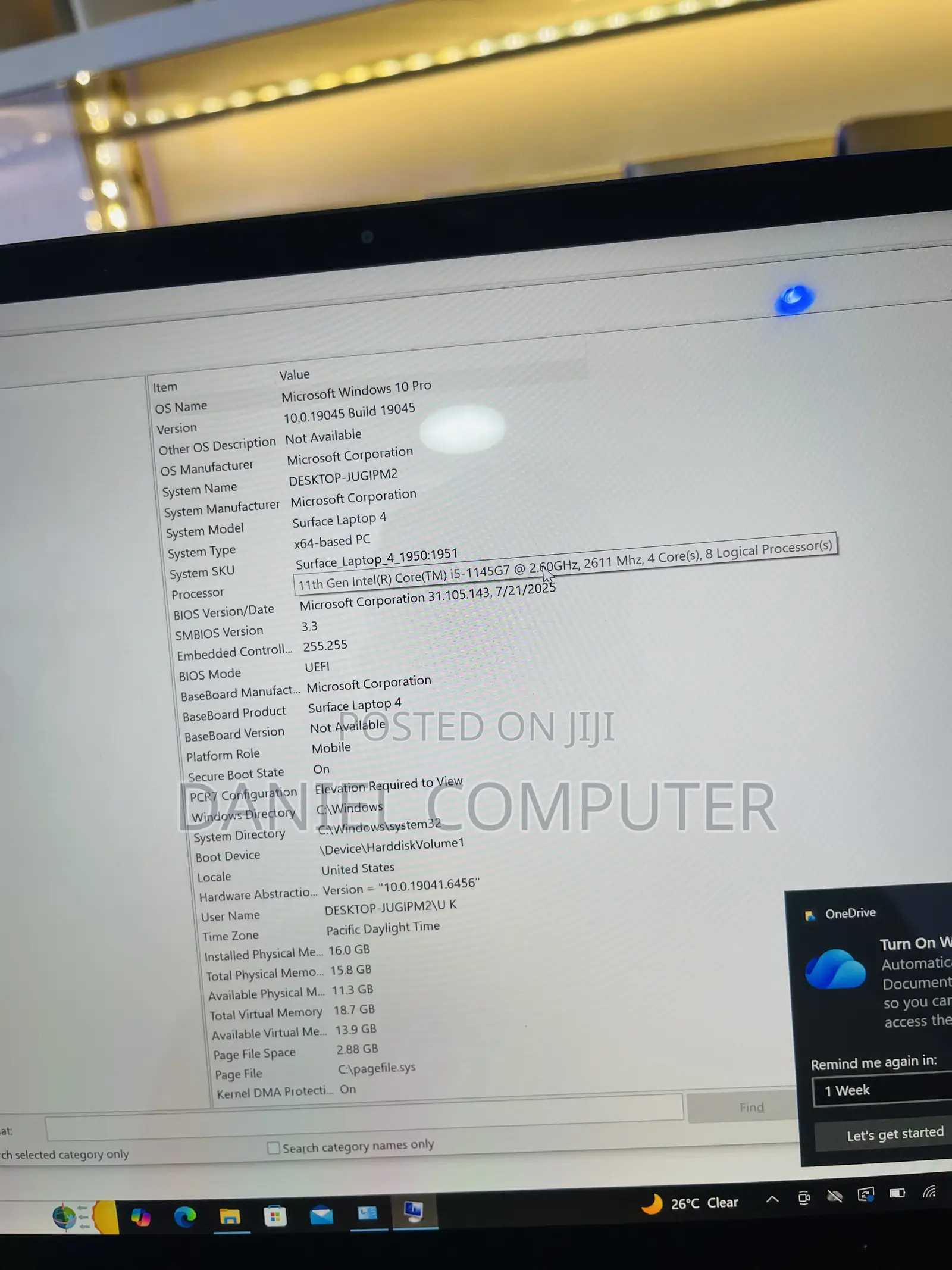 Laptop Microsoft Surface Pro 4 16GB Intel Core i5 SSD 256GB