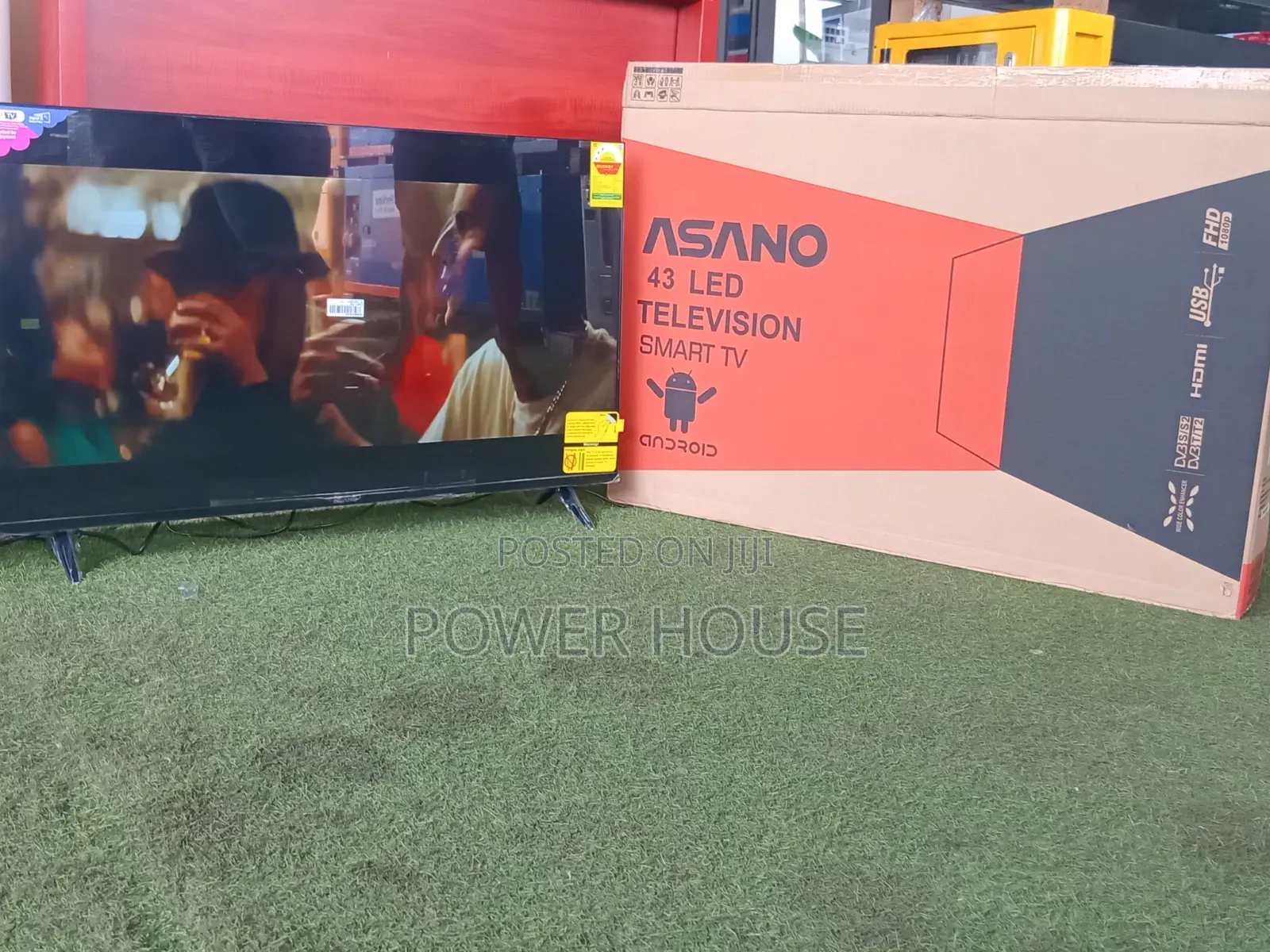 Asano 43” Smart TV Beautiful Screen, Smart Entertainment Affordable