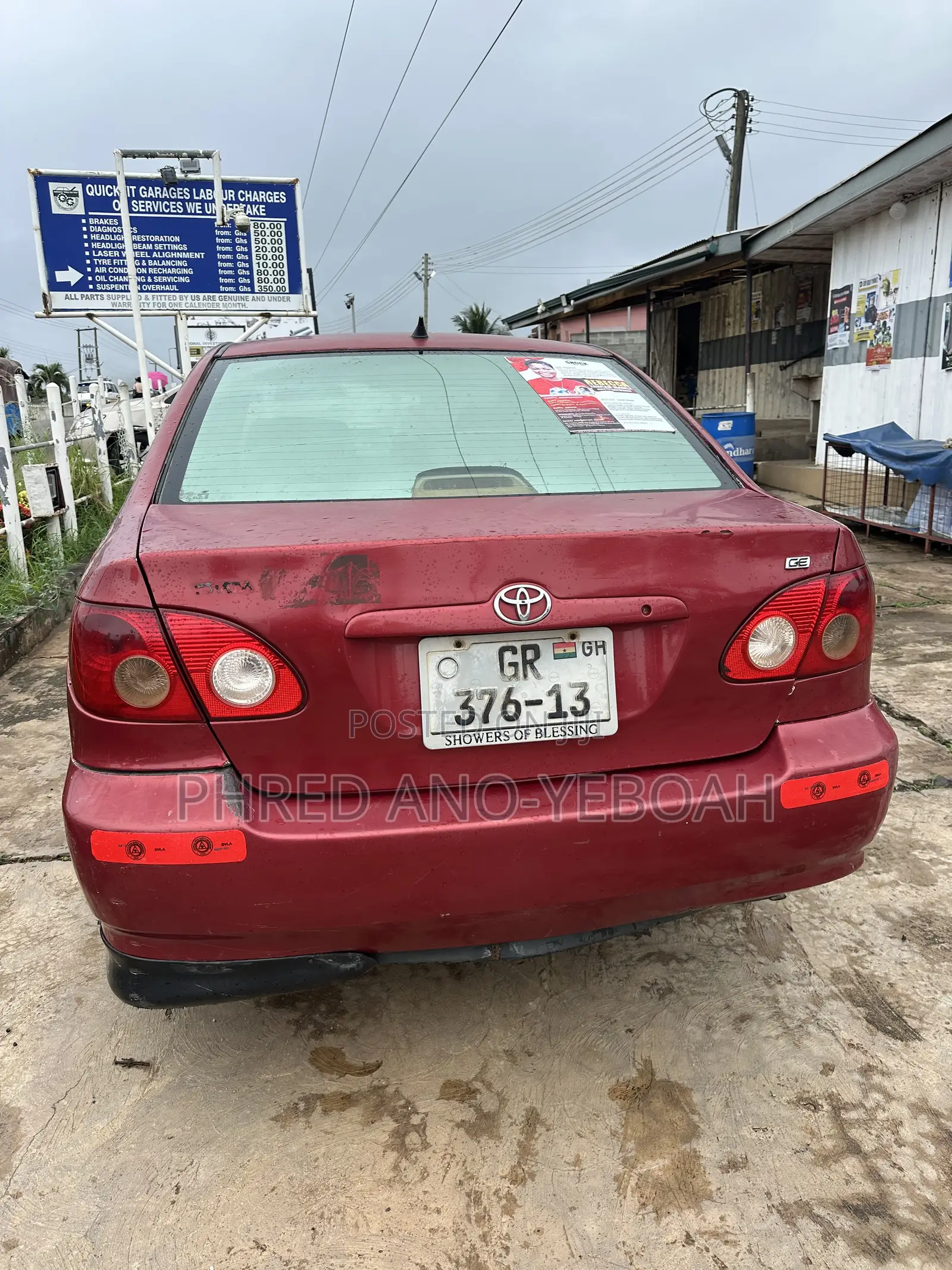 Toyota Corolla CE 2007 Red