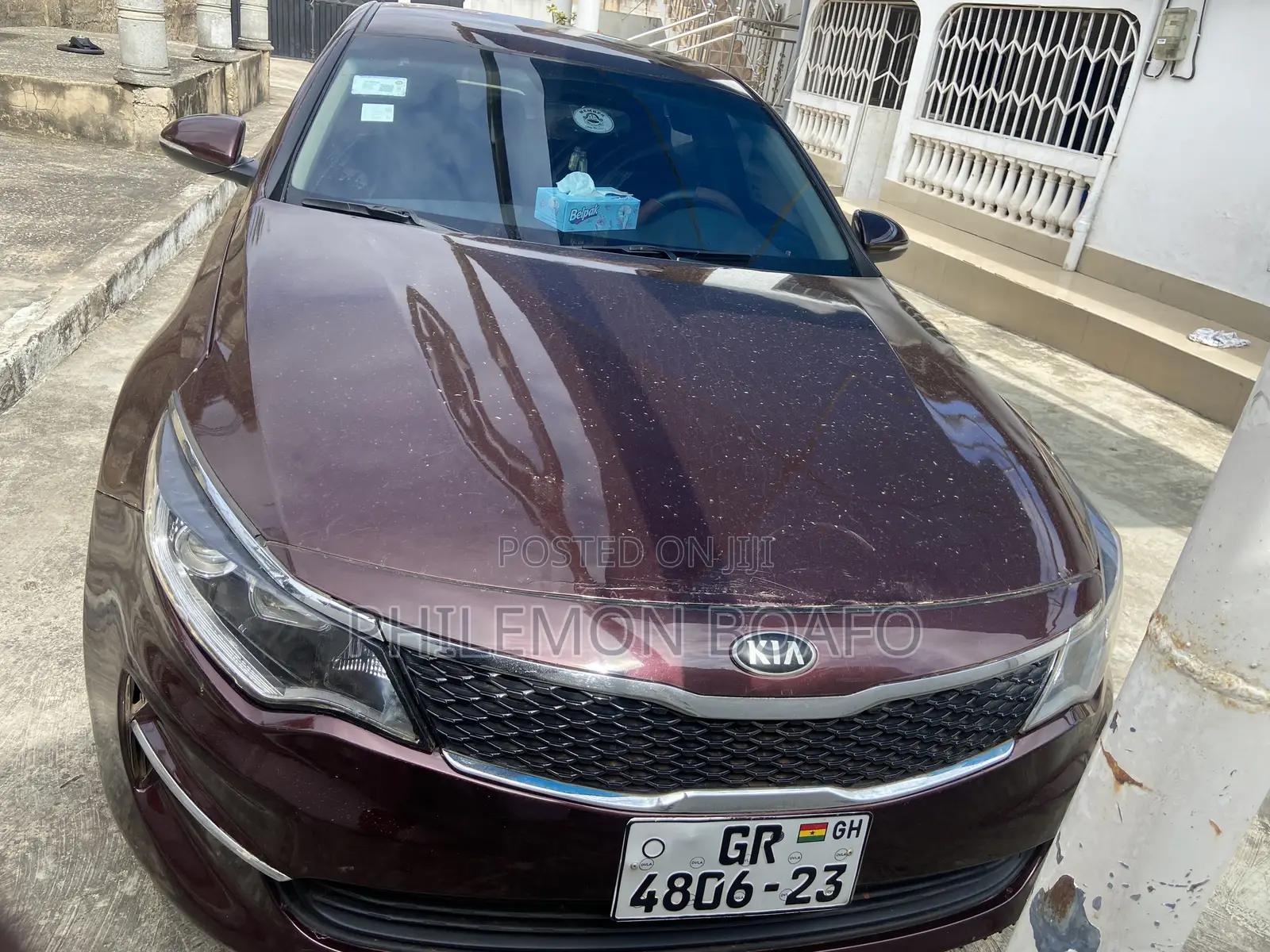 Kia Optima 2016 Burgundy