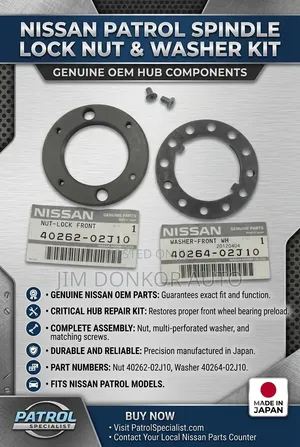 Nissan Patrol Spindle Lock Nut