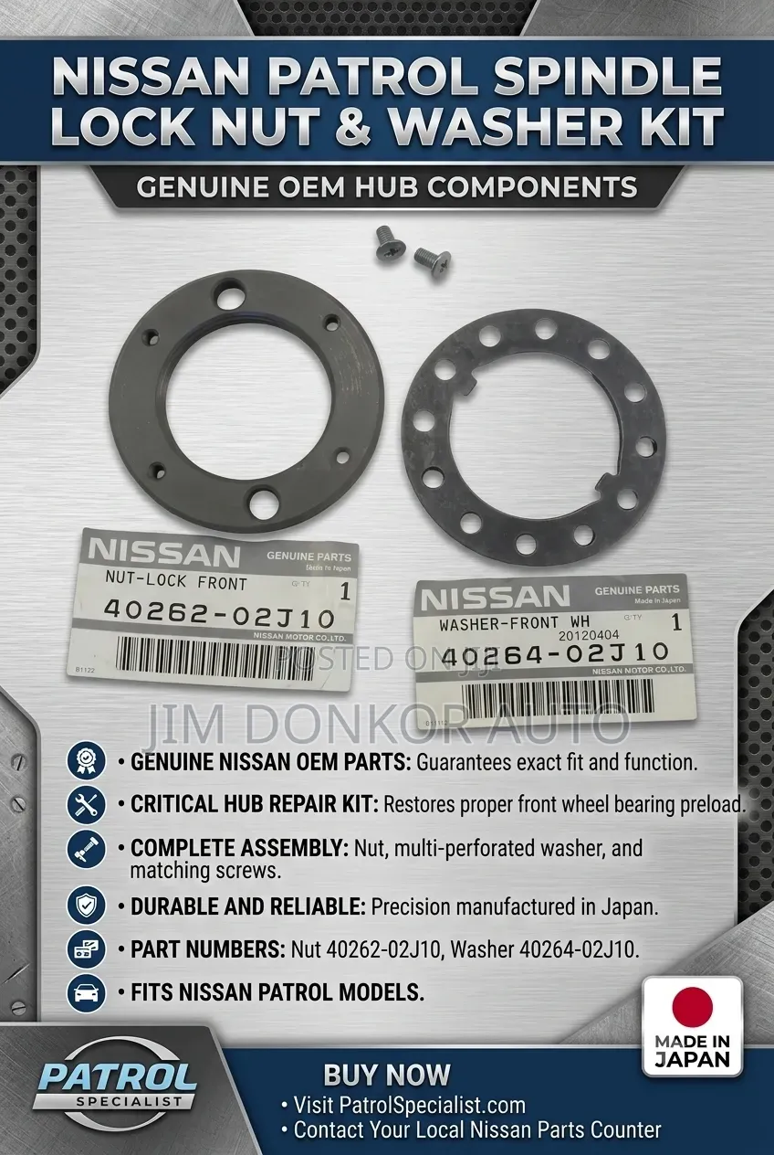Nissan Patrol Spindle Lock Nut