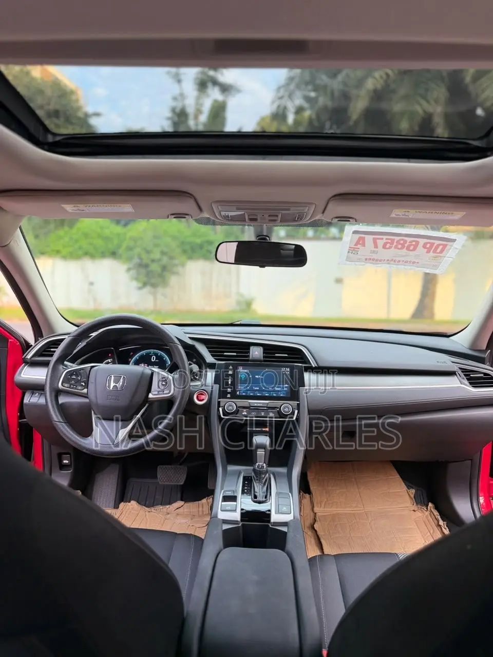 Honda Civic EX Sedan 2018 Red