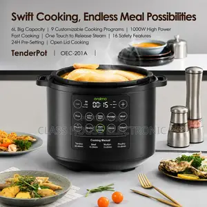 Oraimo TenderPot 6L 1000W Electric Pressure Cooker