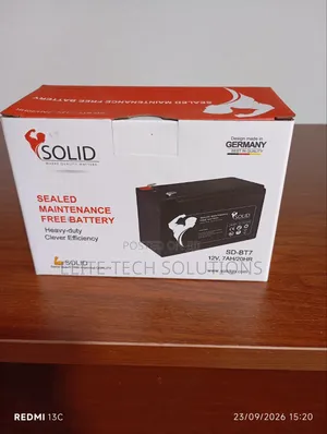 Solid Ups Battery 12v-7ah