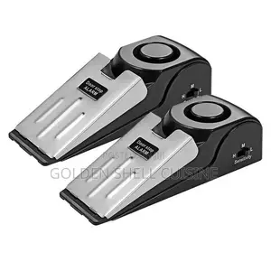 Portable Door Stop Alarm 120–125dB Anti-Theft Security Sensor (2-Pack)