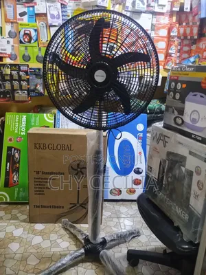 18" KKB GLOBAL Standing Fan Is a Super Powerful Motor Standing Fan