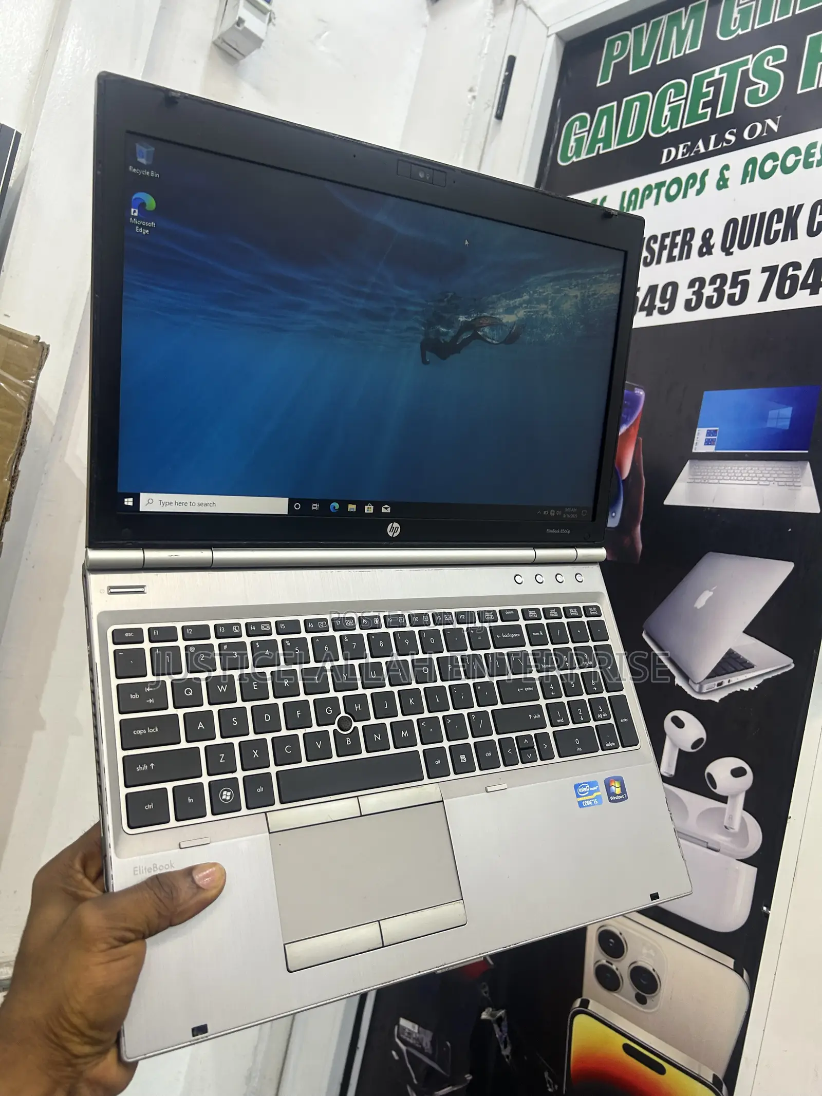 Laptop HP EliteBook 8560P 8GB Intel Core i5 HDD 500GB