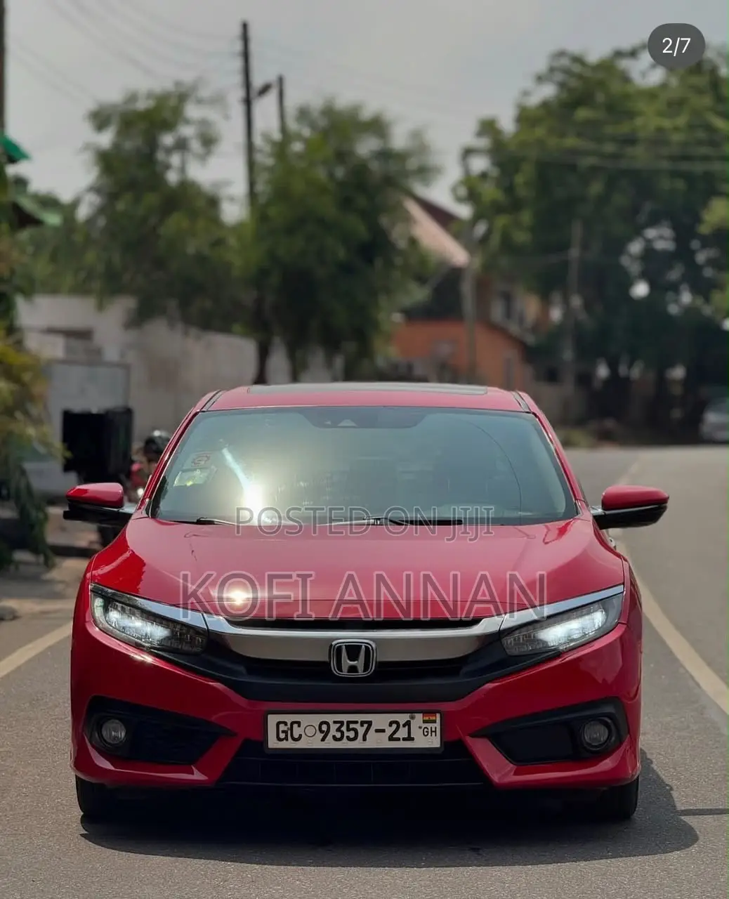 Honda Civic Touring Sedan 2018 Red