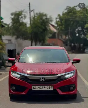 Honda Civic Touring Sedan 2018 Red