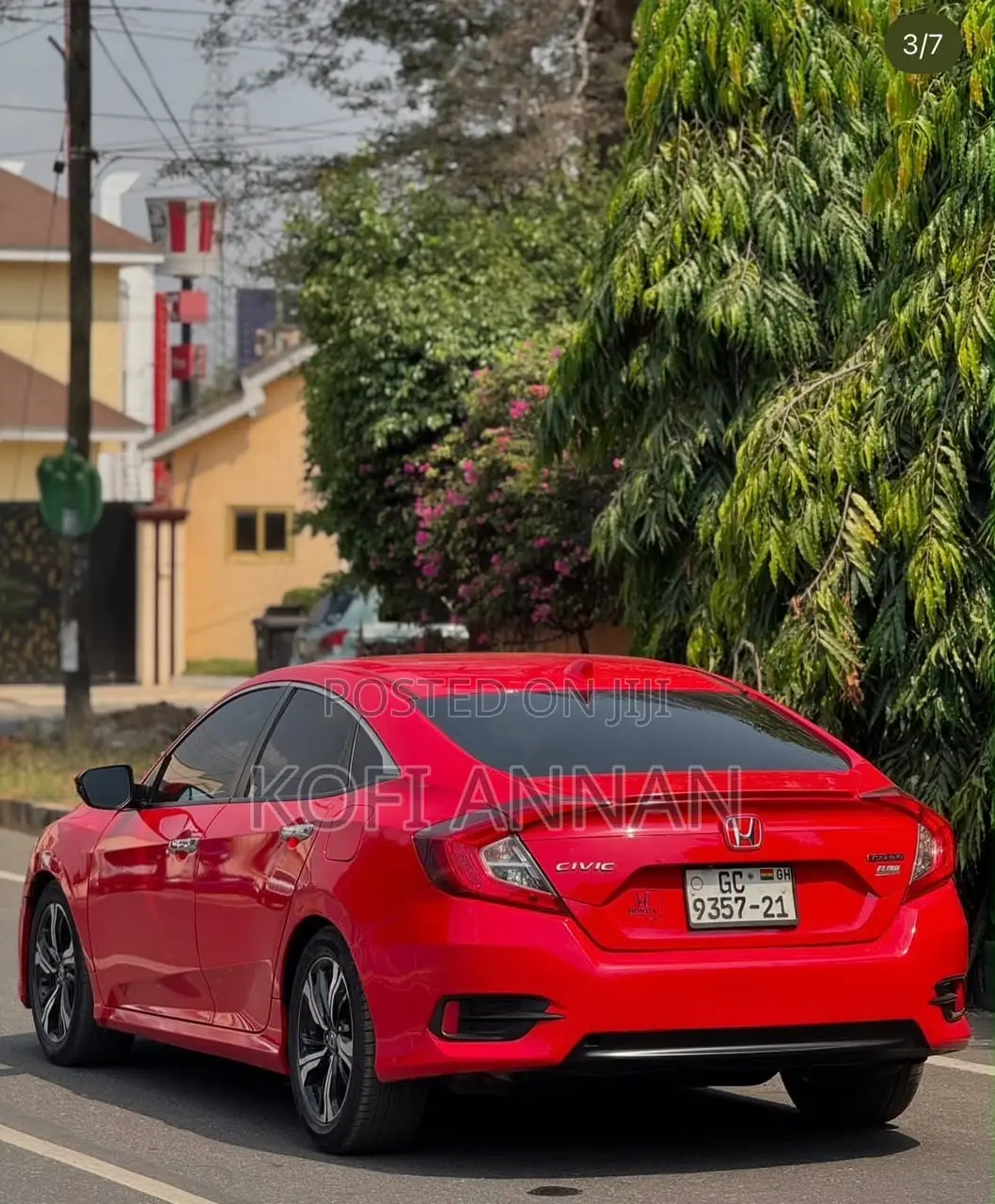 Honda Civic Touring Sedan 2018 Red