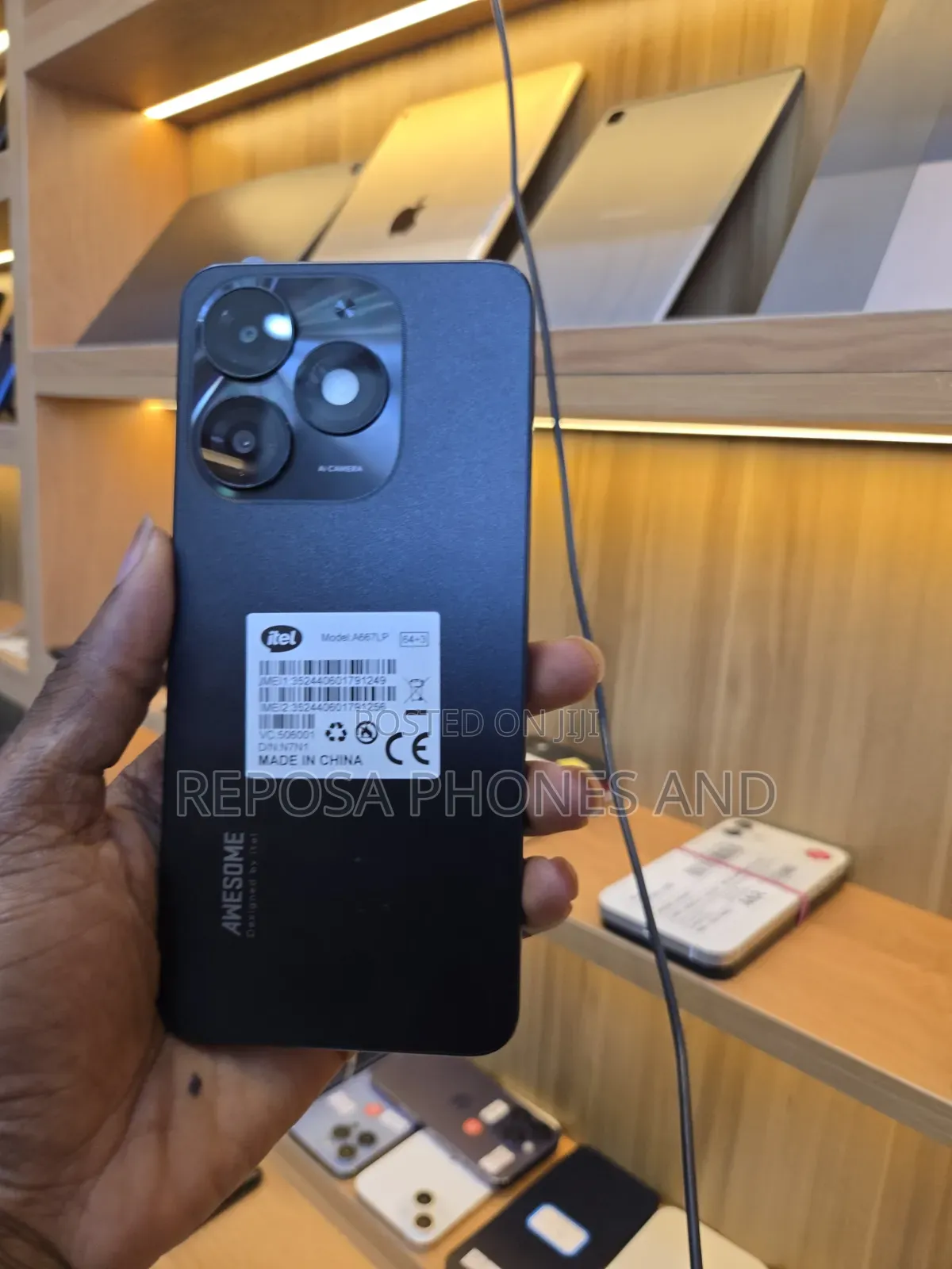 New Itel A50 128 GB Black