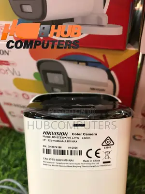 Hikvision (Ds-2ce10kf0t-Lpfs) Colorvu Fixed Bullet Camera