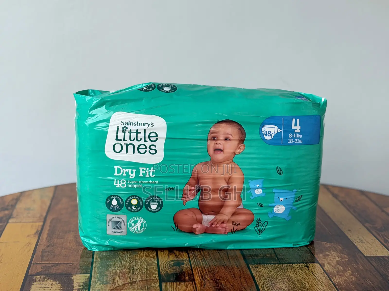 Sainsbury's Little Ones Dry Fit Nappies Size 4 - 48 Pack (UK)