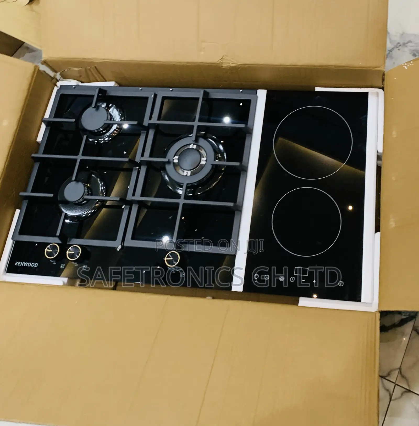 Fast Accurate ^ Kenwood 3 Gas 2 Electric Inbuilt Hob