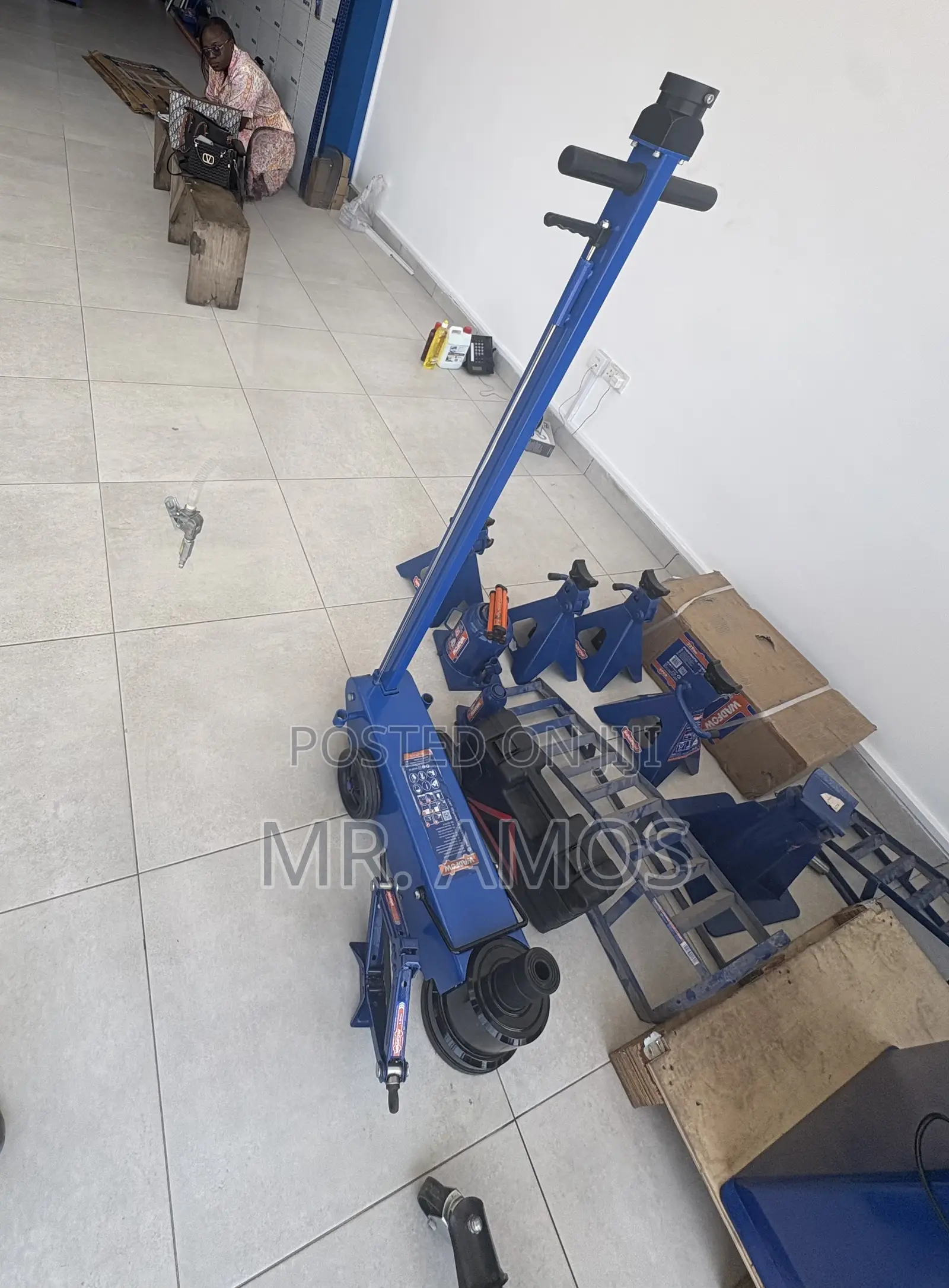 50/25 Ton Pneumatic Hydraulic Jack With Extension Heights - Whj2a50