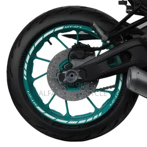 Yamaha MT-07 Reflective Wheel Rim Sticker Set 2014–2023