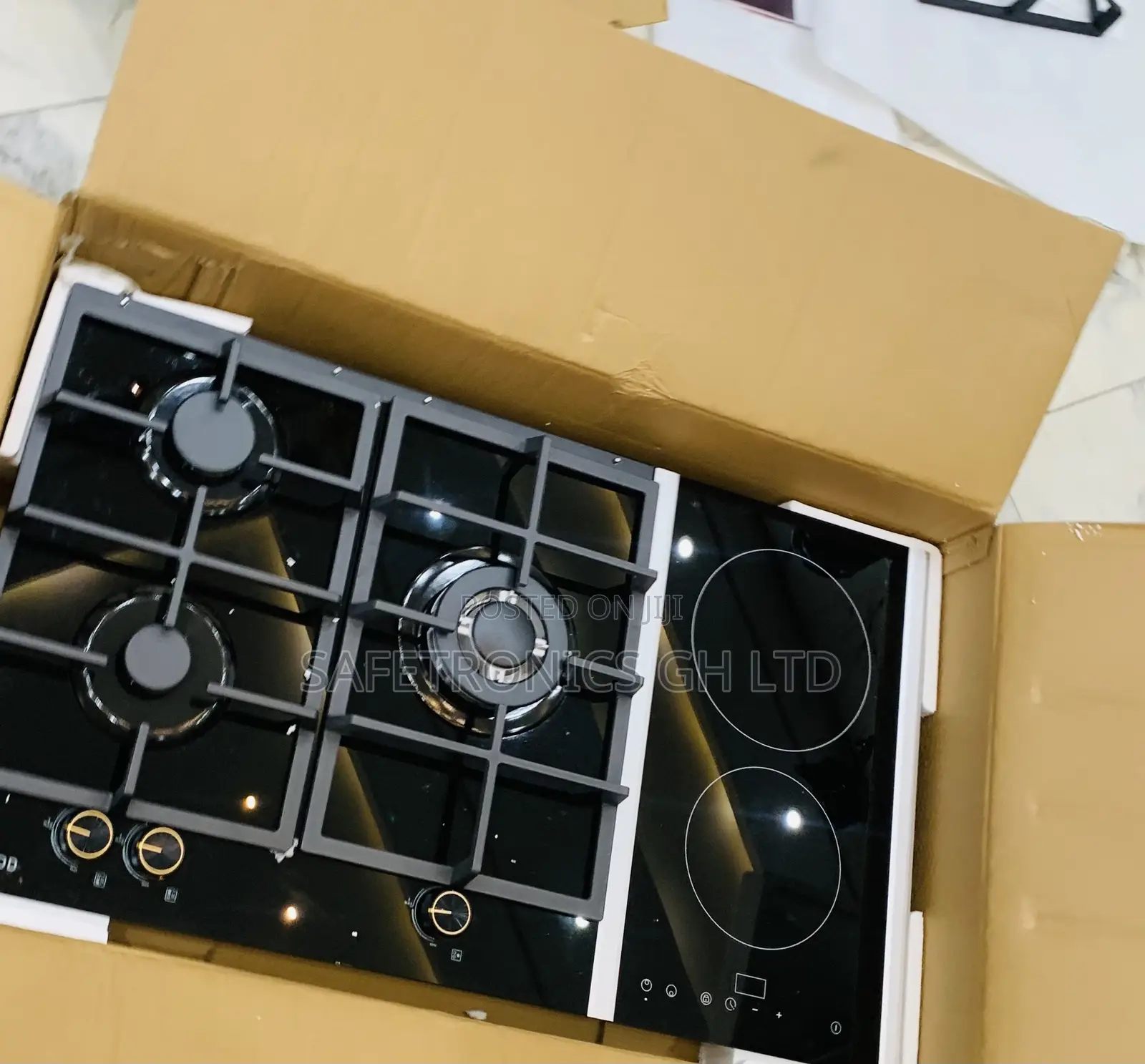 Choose Perfect | Black Kenwood 3 Gas 2 Hob ~ 