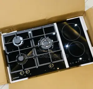 Fast Optimized < (Black) Kenwood 3 Gas 2 Electric Hob Inbuilt