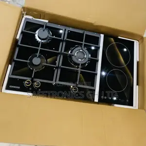 Fast Optimized < (Black) Kenwood 3 Gas 2 Electric Hob Inbuilt