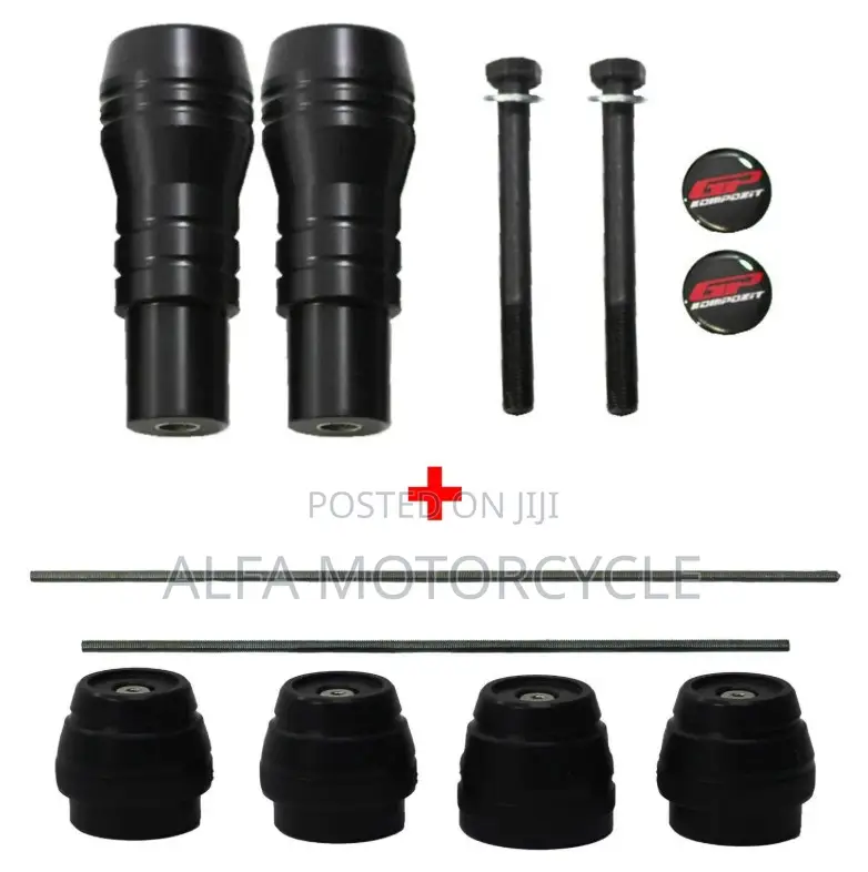 Yamaha MT-07 Full 6-Piece Slider Set Black 2014–2024