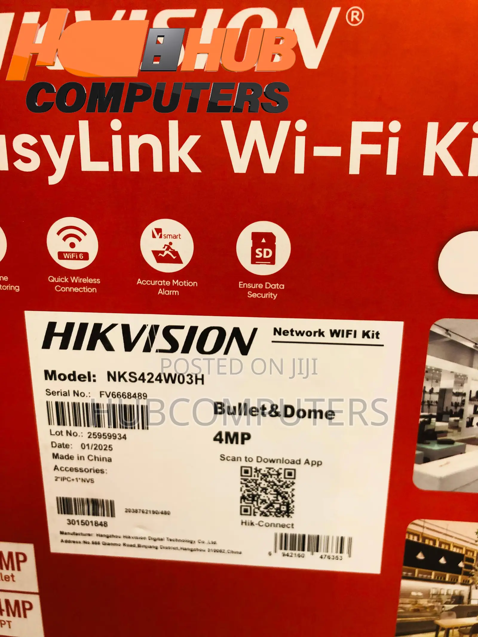 Hikvision (Nks424w03h) One Bullet + One Pt Dome Wifi NVS