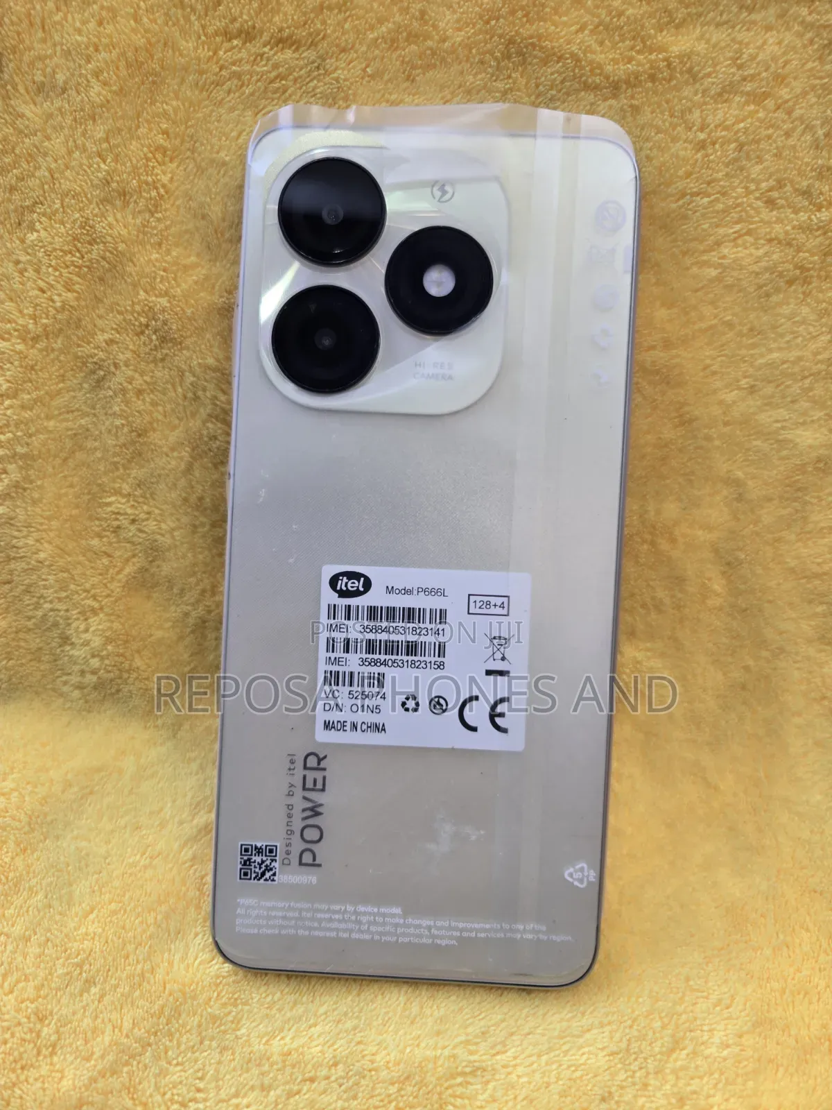 New Itel P65C 128 GB Gray