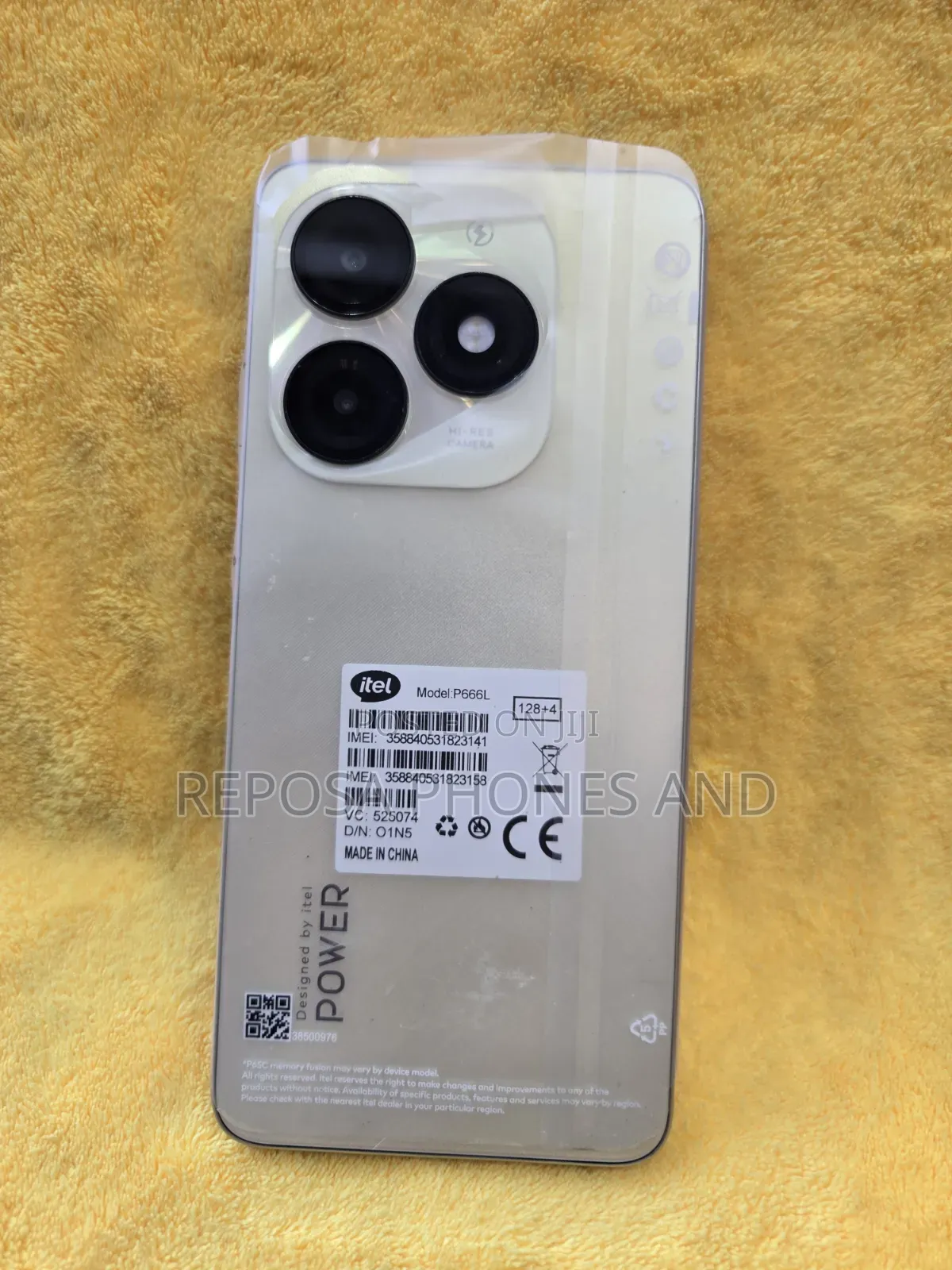 New Itel P65C 128 GB Gray