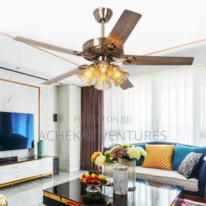 52"5 Blades Ceilings Fans Luxury Modern Ceiling