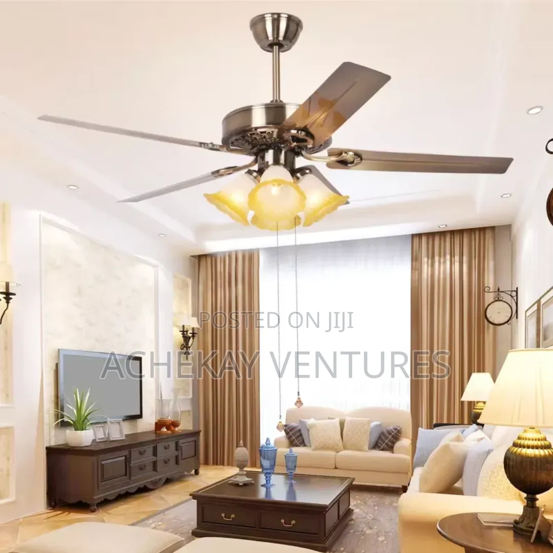 52"5 Blades Ceilings Fans Luxury Modern Ceiling