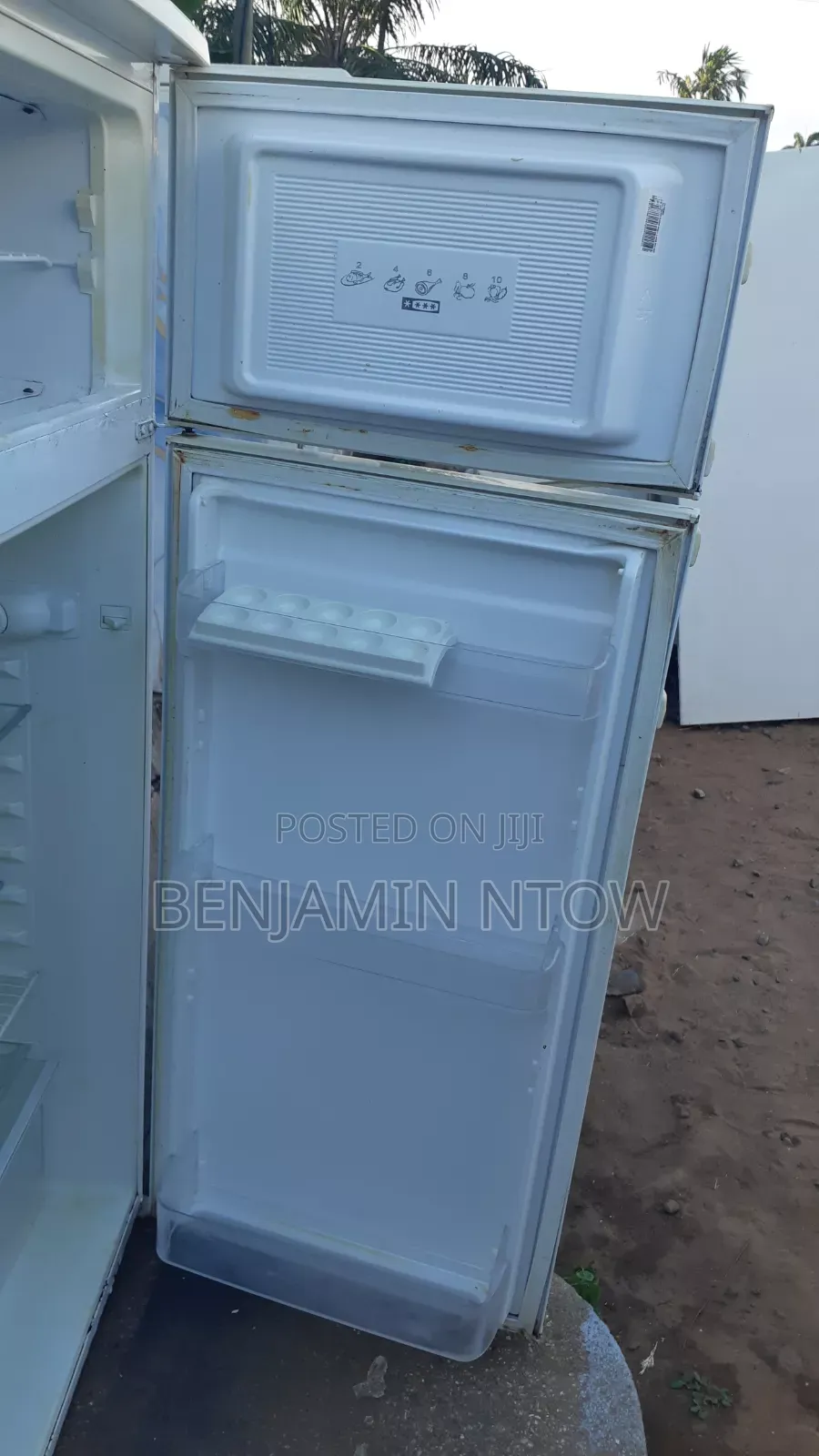 Duble Door Free Standing Fridge
