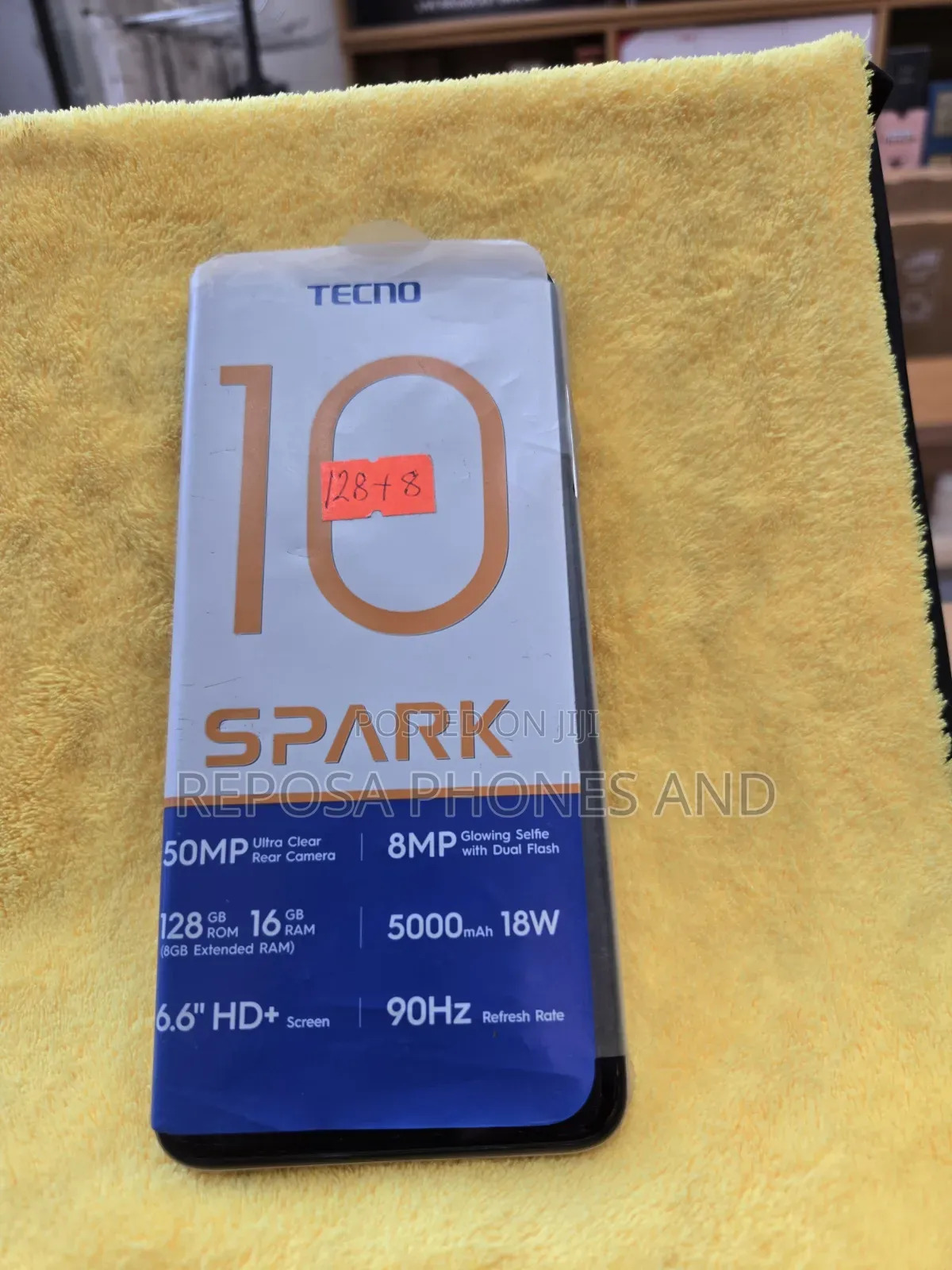 New Tecno Spark 10 128 GB Yellow