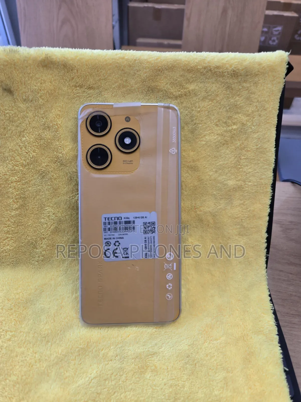 New Tecno Spark 10 128 GB Yellow