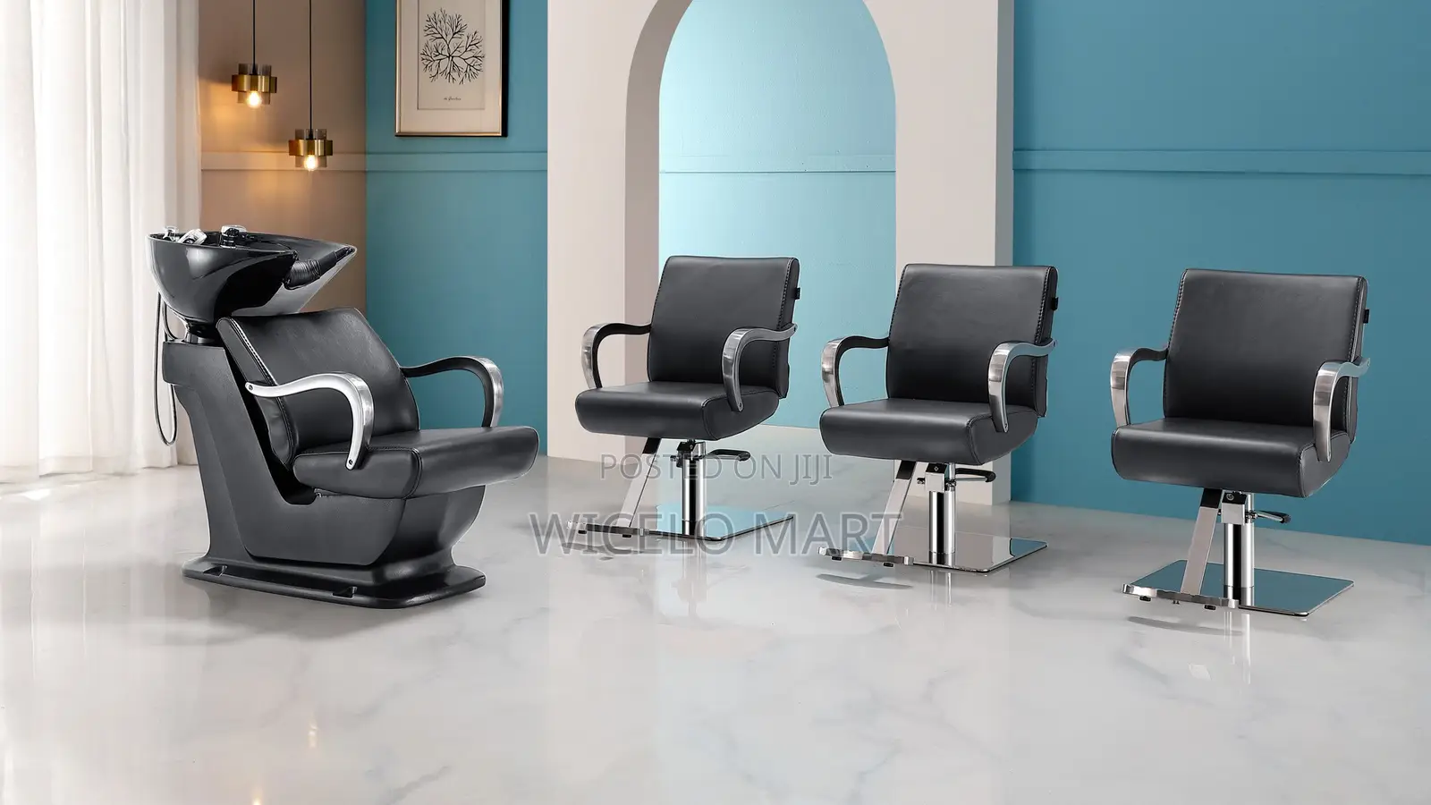 Salon Shampoo Unit With Tilting Sink