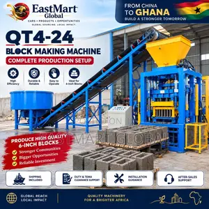 QT4-24 Block Making Machine – Complete Setup and Shipping Inclusive