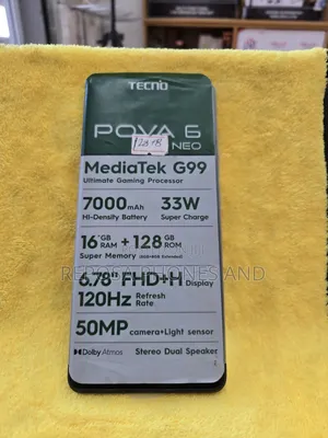 New Tecno Pova 6 Neo 128 GB Black