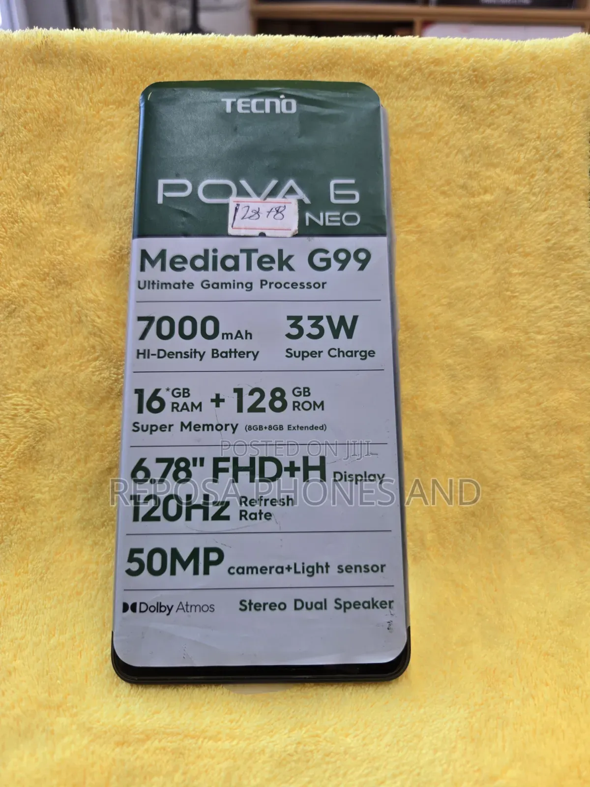 New Tecno Pova 6 Neo 128 GB Black