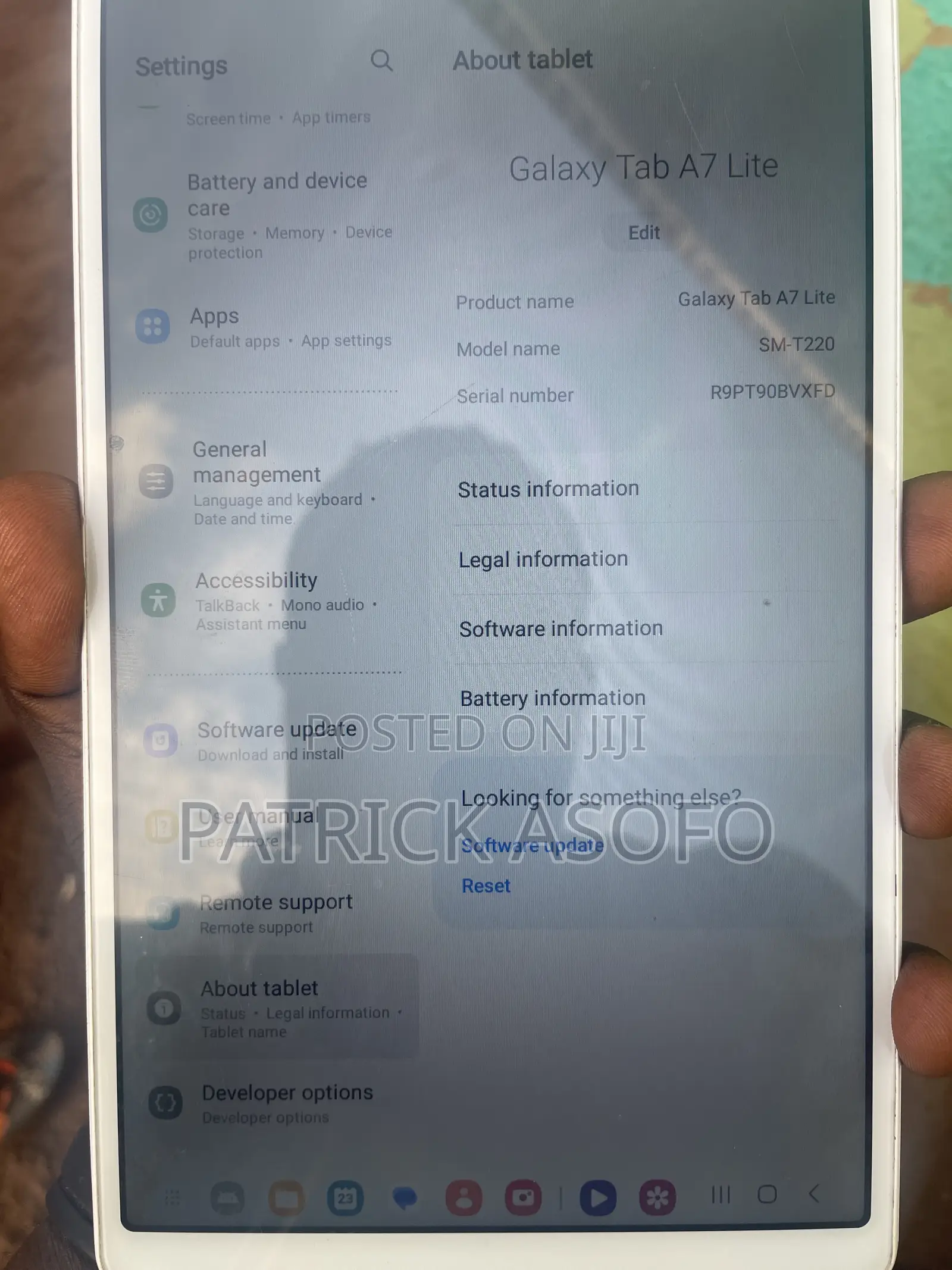 Samsung Galaxy Tab A7 Lite 32 GB Gray